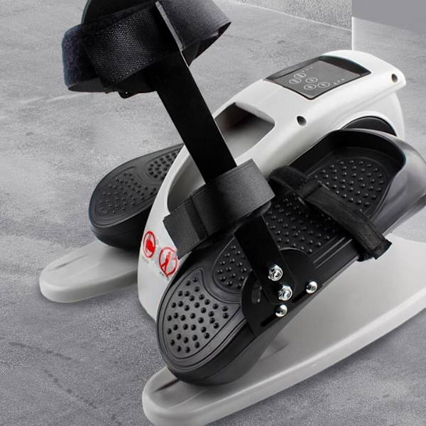 2x Träningscykel Pedalremmar Roddmaskin Pedalremmar Universella Justerbara Ben Träning för Fitnessutrustning Tillbehör[D] Black 48cm