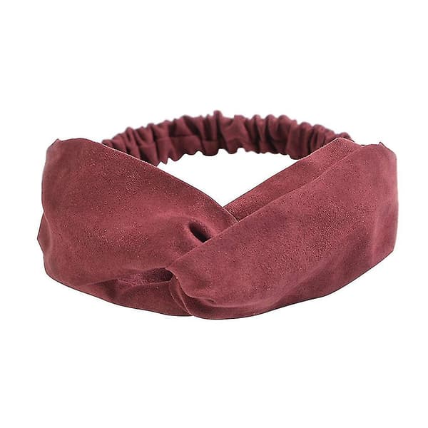 10-pak Boho Pandebånd til Kvinder Vintage Kryds Elastisk Hårbånd (D)