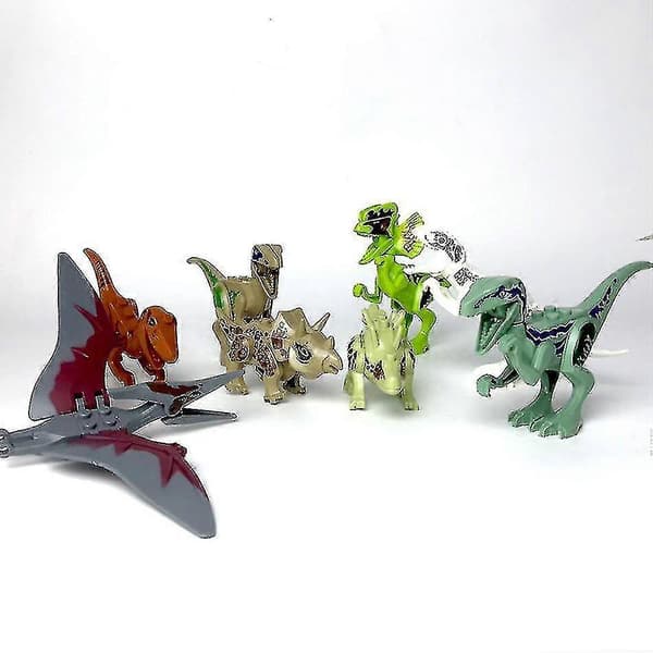 DIY Dinosaur Dimensjonal Modell Montering Hjernetrimspill Pedagogiske Leker[D]