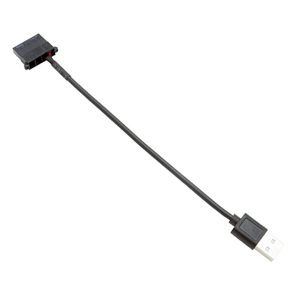 USB til 4-polet Computer Køleventilator Adapterkabel Fan Adapterkabel Computer Køler Adapterkabel