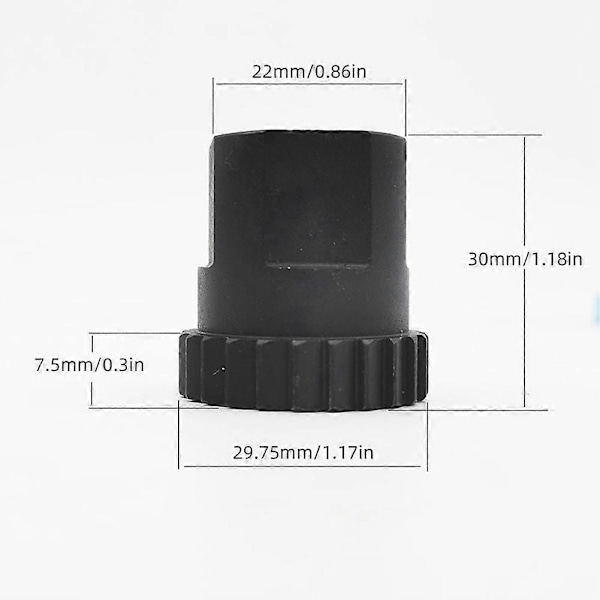 Til DT Swiss 3-Pal Baghjulsnav Låsering Møtrik Afmontering Installationsværktøj[D] 20 Chrome Steel