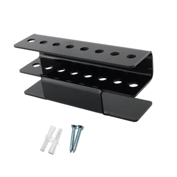 Dart Display Holder Opbevaringshylder 8 Huller Akryl til Lounge Pub Værksted sort[D]