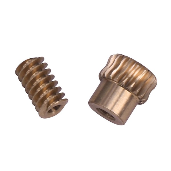 Mässing 0,5 Modul 11,4 mm Ytterdiameter 20 Tänder Mässing Maskhjul Industri
