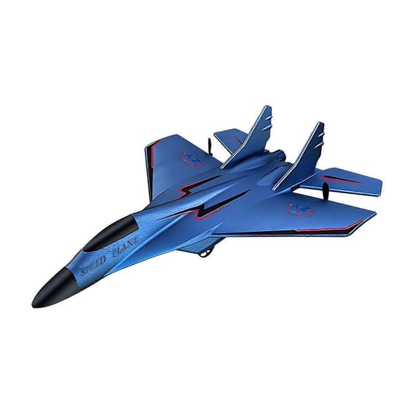 RRCSS Seilfly Fall-tålende Barnemodell Fly RC Fly [D] Blue