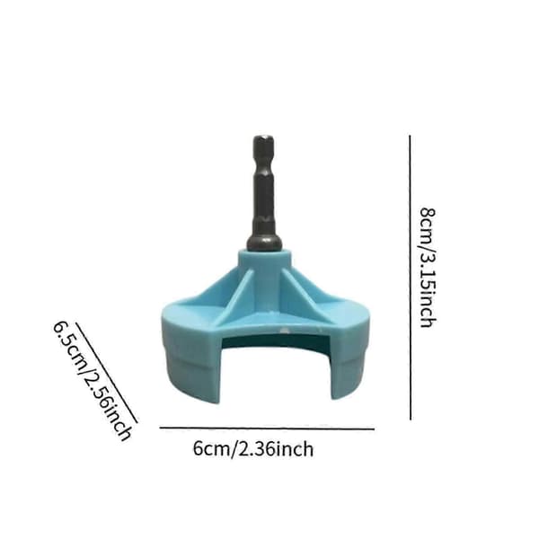Strikkemaskine Strømadapter DIY Håndværk Strikke Dele Håndsving Adapter Sort[D] Blue