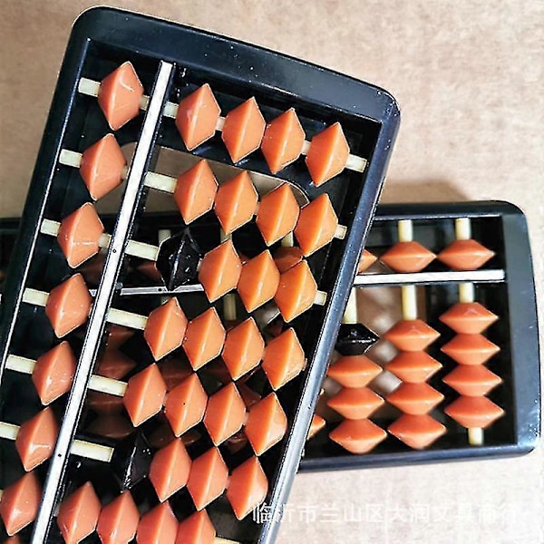 Digit Standard Abacus Soroban Profesjonell 17 Kolonne (10 tommer) Matte Abacus, Matteberegningsverktøy med Tilbakestillingsknapp[D]