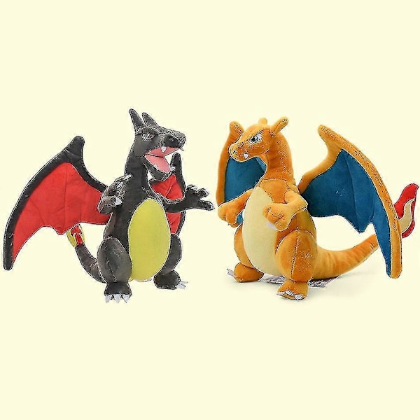 Elf Plysj To Horn Gul Charizard Annen Farge Svart Mørk Million Charizard Plysjdukke black