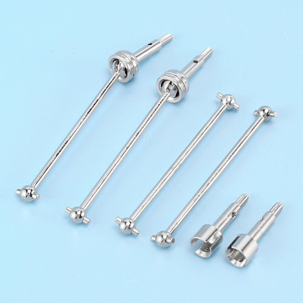 4 kpl Metallia Etu- ja Takakardaanit Wltoys 144001 124018 124019 RC-autolle, Parannus Osia
