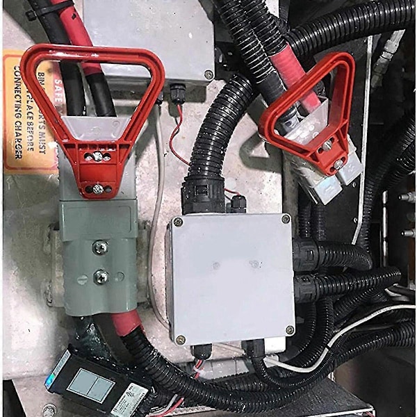 2 stk. 175A 1/0 AWG Batteri Strømkabel Hurtigforbindelse Afbryder Kit til Anderson Stik Red