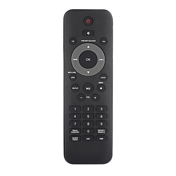 New Remote Control Use for Philips Audio System CD FM DCM2020 DCM1070 DCM205 MCM1050 MCM1050B DCM3060 DCM2060 MCM2050 MCM2000