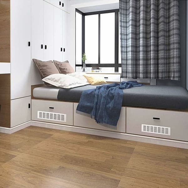 Sjqka – Rektangulær ventilationsrist 80 × 300 mm – Aluminium til trange rum – Optimal ventilation til køkkener, badeværelser og kontorer (D)