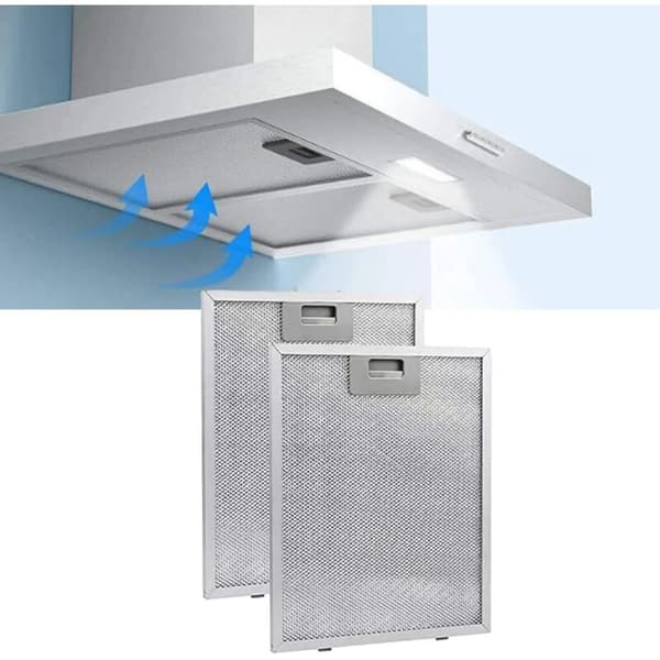 Fedtfilter til emhætte (320 x 260 x 9 mm) (2 stk.) Blanc 0.05