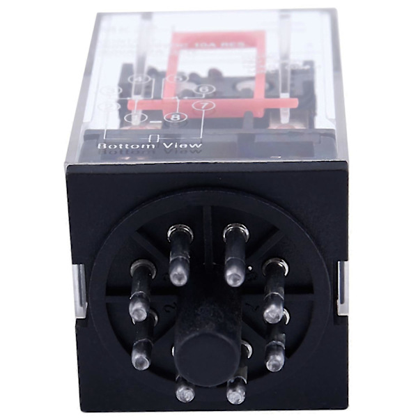 AC 220V/230V Spolspänning PCB Strömrelä 8 Stift DPDT 2NO 2NC MK2P-1[D]