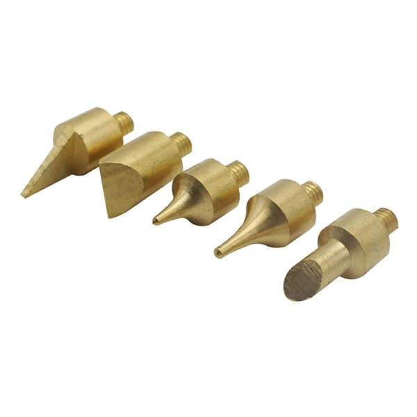 7 stk. pyrografi vedbrenningssett med 6 utskiftbare spisser, EU-plugg 220V 2025[D] US