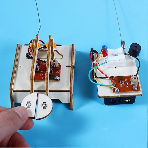 Elektrisk Telegraf Model Pædagogisk DIY Videnskabslegetøj til 1 Sæt[D]