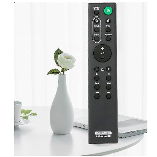 Ny udskiftningsfjernbetjening til -AM200U GTK-XB7 højttalersystem black