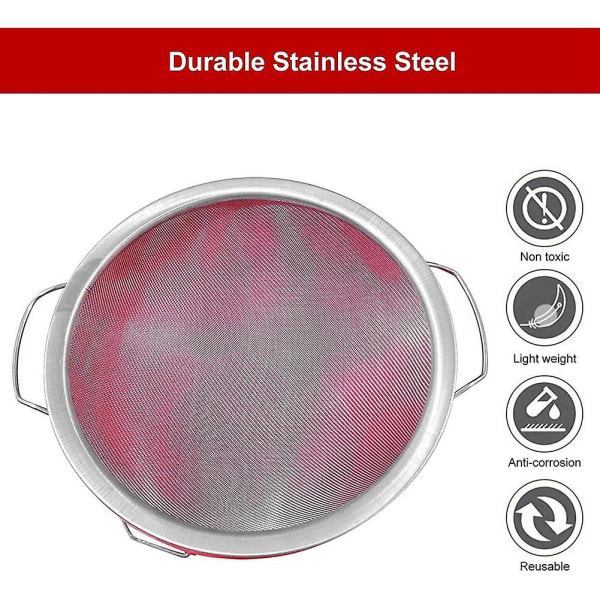 Färg Silduk Mesh Rostfritt Stål Färg Emulsion Tratt Filter Lock Filterverktyg Produkt 60-mesh D