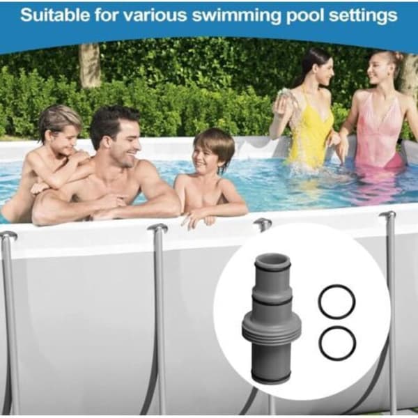 Slangefittings til swimmingpool, tilbehør til slangefittings, spa-tilbehør, reservedele til poolpumper og rørføring (D)