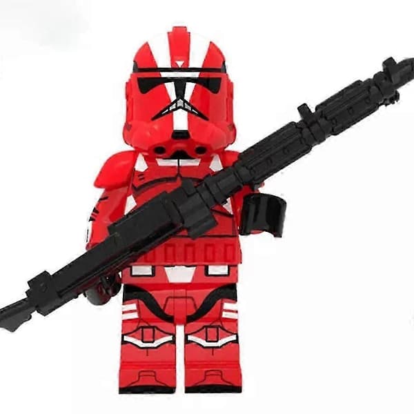 8 st Star Wars Figur Monterad Mini Byggkloss Actionfigurer Leksak För Barn Present[D]