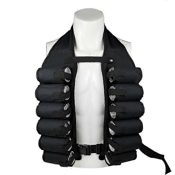 Öldricksväst med flera fickor, dryckesväst, ölholster, ölförvaring med invändig pengahållare, grillväska för utomhusbruk - Bra kvalitet