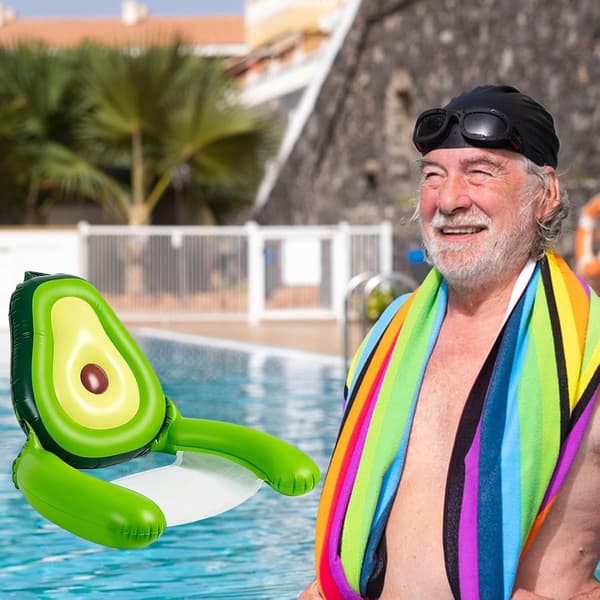 Oppustelige poolflåder, bærbart vandlegetøj, sjove luftmadrasser til poolen (D)