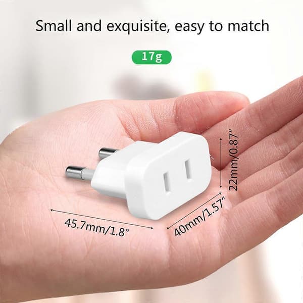 USA til Europa Pluggomformeradapter 15A 230V[D]