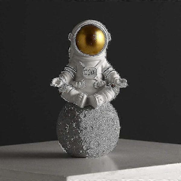 Astronaut Figur Skulptur Rummand Statue Skrivebordstilbehør Børn Drenge (hs)[D]