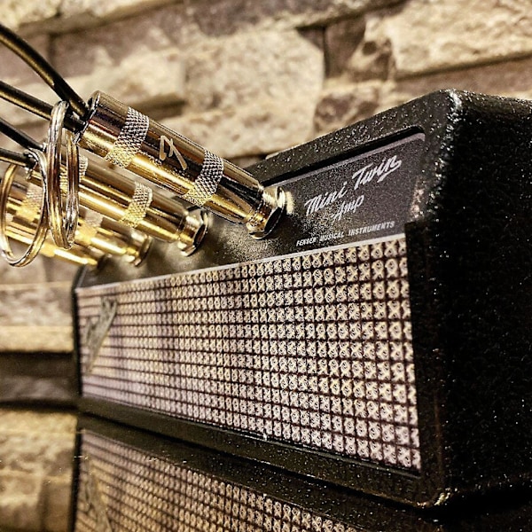Musikk Jack Rack Nøkkelholder - Gitaristens Nøkkelorganisator, 100% Helt Ny