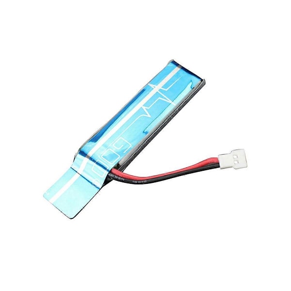 5 stk 3.7V 520Mah 30C Oppgradert Li-Po Batteri med USB-lader for XK K110S K110 V977 RC Helikopter Oppgraderingsdeler As Shown