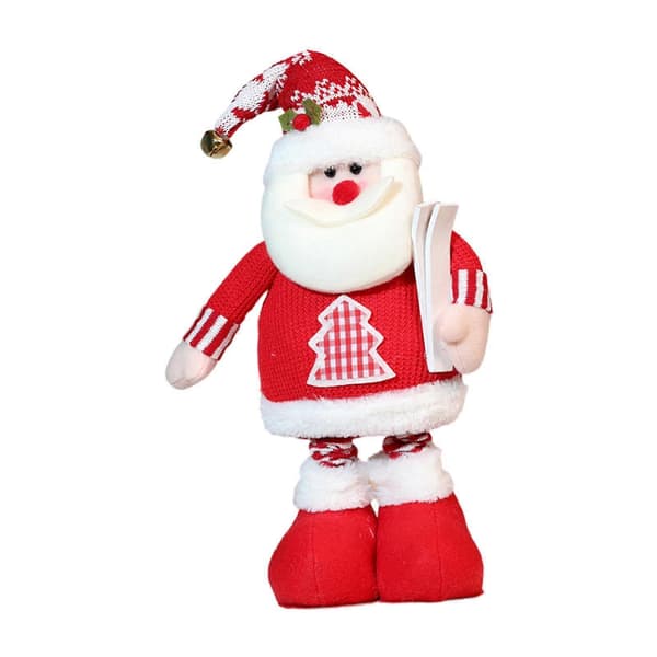 Stretchig Juldocka Julkaraktär Leksak Juldocka med[D] Santa Claus