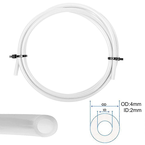 4M Bowden-slang PTFE-rör med PC4-M6 och PC4-M10 pneumatiska kopplingar PTFE-rörsax för 1,75 mm F
