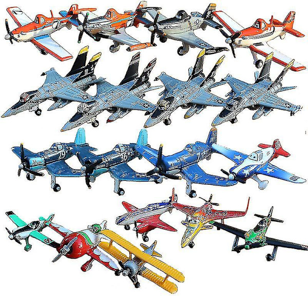 Alloy Aircraft Story Dust Dusty No. 7 Captain No. 5 No. 11 Fighter Lasten Lelumodellilahja (oranssi Dust No. 7)