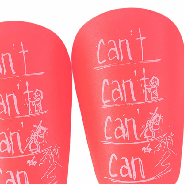 2 st Mini Fotbolls Benskydd Ben Skydd för Utomhussporter Fotbollsmatch Grön 8cmx5cm[D] Pink 10cmx6cm Multi