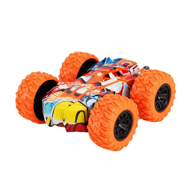 Leksaker för pojkar - Dubbelsidig Stunt Graffitibil Offroad Modellbil Fordon Barnleksak Present