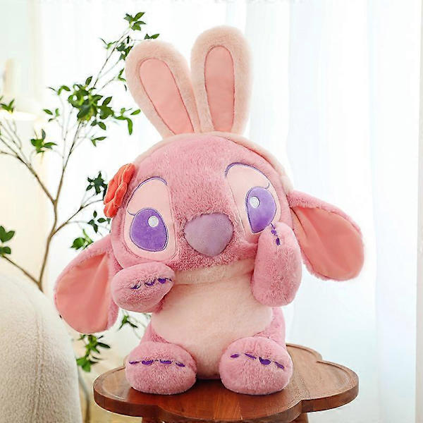 Disney Lilo & Stitch Plush Leksaker Stoppade Djur Dock Monster Steve Angel 40cm Barn Julgåva