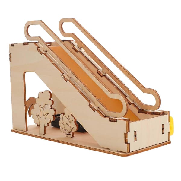 Teknisk uddannelseslegetøj Miniature Mekanisk Elevator Model Kit til Børn[D]