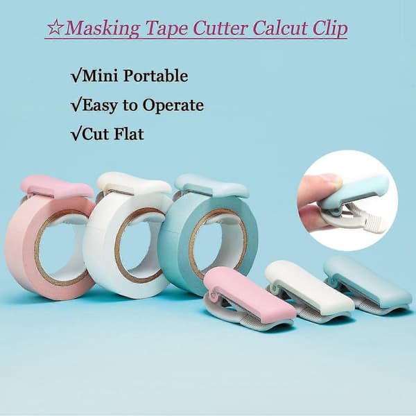 Mini Bærbar Maskeringstape Kutter Klips Type 20-25 Mm/YY[D]