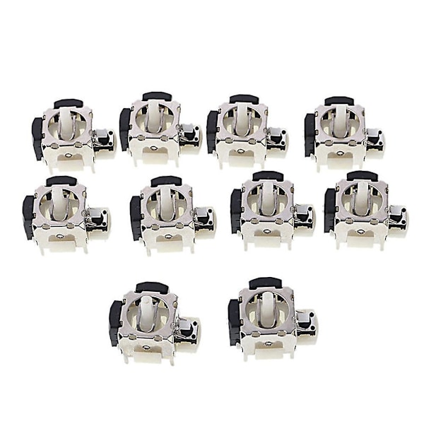 Hiborth 10 kpl Analog Stick Joystick -korvaavat osat PS4:lle/PS2:lle/PS3:lle/Xbox 360:lle