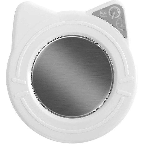 Kaffekopvarmer USB Opvarmning Kaffekop Automatisk Afbrydelse Smart Elektrisk Opvarmningsplade Termostat Hvid