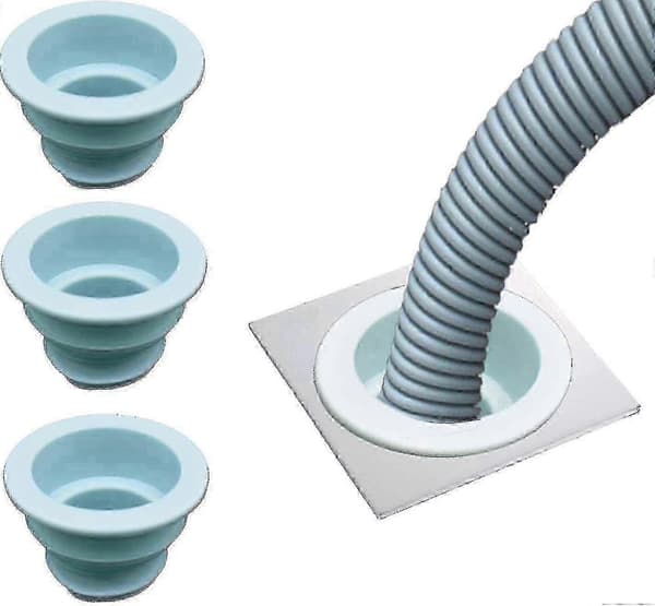 3 st Avloppspackning, Avloppsslang, Deodorant, Silikonplugg, Packning För Tvättmaskin Avloppsvatten m[D]