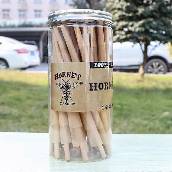 Cones Classic Förpackning med 100| Naturligt Förrullade
