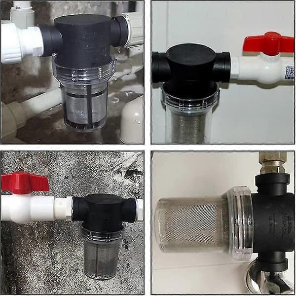 20mm/25mm Mesh Trädgårdsbevattning Multifunktionell Utomhusfilter Pump Vattenslang (20mm 1 2)[D]