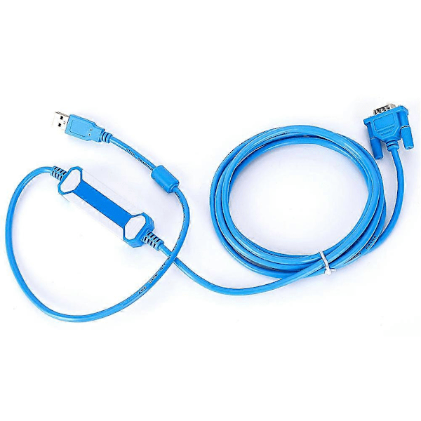 3 Meter PLC Programmeringskabel för CQM1H/CPM2C-serien PLC Blå Kabel 1PC
