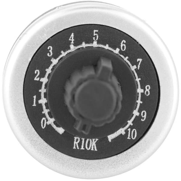 10K VSD/VFD Panelmonterad Rotationspotentiometer för Justering av Drivfrekvensomvandlarresistor Noir 0.05