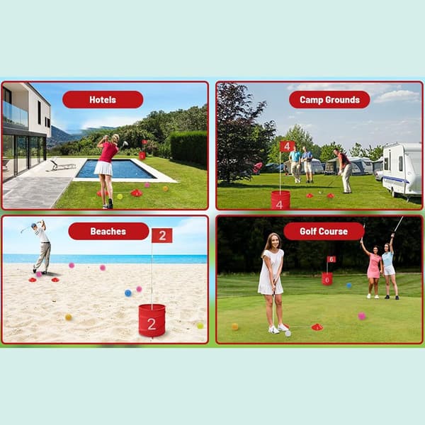 Golfboldspand, opbevarings- og organiseringsspand, foldbart træningsredskab, bærbar boldfanger, tilfældig nummersending. (D)