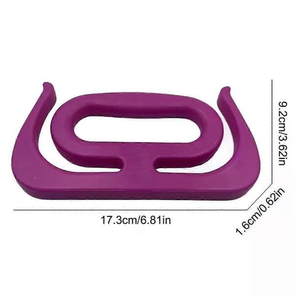 Bærbar Posegrep Handleposebærer Handleposeholder Flerbruksklemmer Håndtak[D] Purple