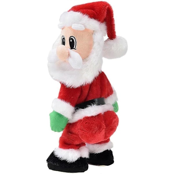 Twerking Tomte, CHUANHAO Jultomte med Vridande Höfter Sjungande Figur Present till Barn