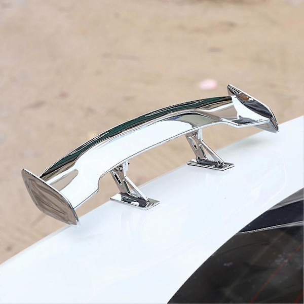 Universal Bil Bakre Vinge Racing Spoiler Lättviktig Abs Bakre Vinge För Biltillbehör
