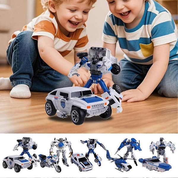 Lasten lelu Muuntuva robottimalli Alloy Deformed Toy Fit Combin Robot[D] Light