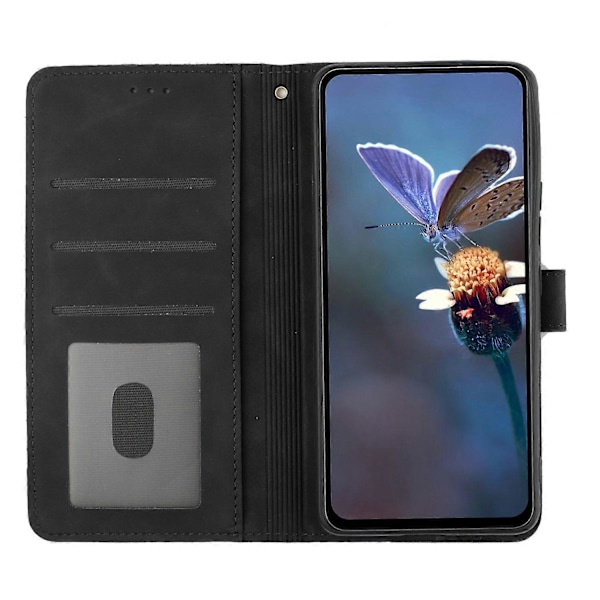 Til Samsung Galaxy A16 5G/A16 4G Etui Blomst Design Læder Pung Telefon Cover med Håndledsrem Multicolor Style A